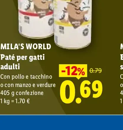 Paté per gatti adulti