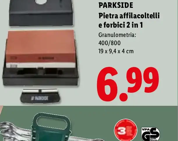 Pietra affilacoltelli e forbici
