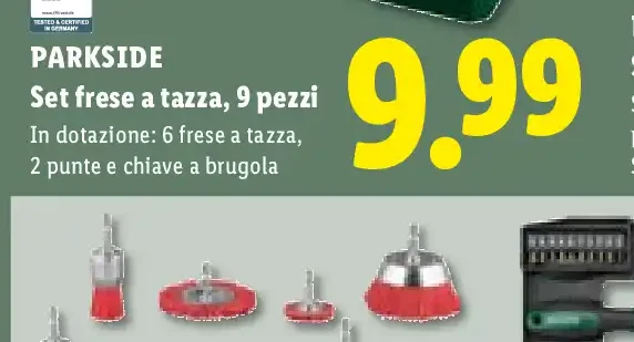 Set frese a tazza