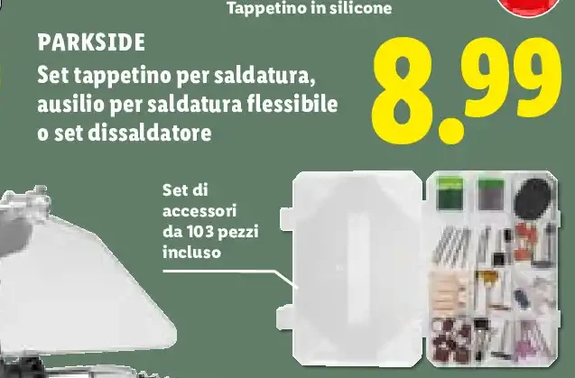 Set tappetino per saldatura