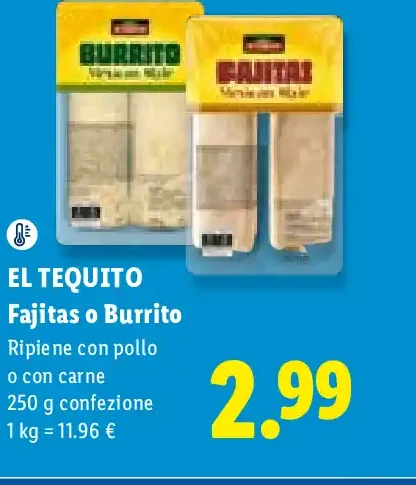Fajitas o Burrito
