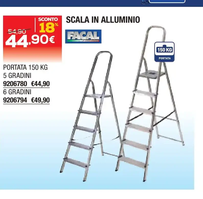 Scala in alluminio