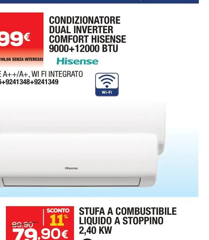 Condizionatore Dual Inverter Comfort Hisense