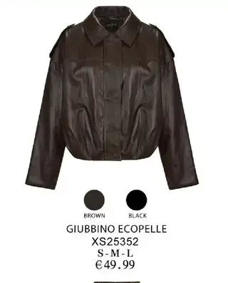 Giubbino ecopelle