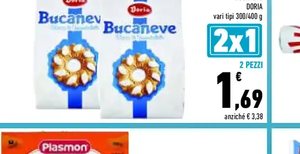 Biscotti Bucaneve Doria