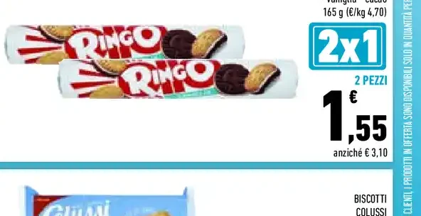 Biscotti Ringo Pavesi