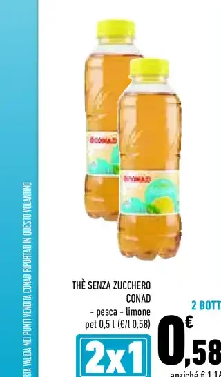 Tè senza zucchero Conad