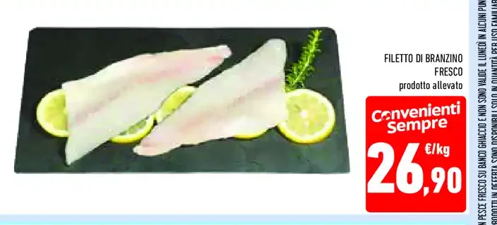 Filetto di branzino fresco