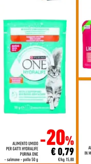 Alimento umido per gatti Hydralife Purina One