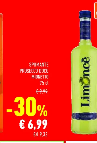 Spumante Prosecco DOCG Mionetto
