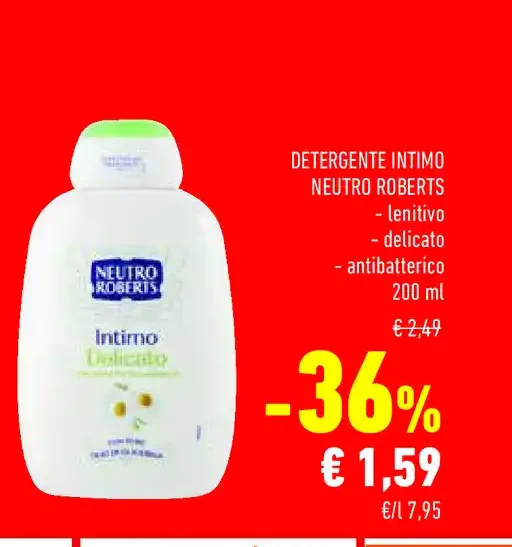 Detergente intimo neutro Roberts