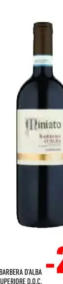 Barbera d'Alba Superiore D.O.C. Miniato
