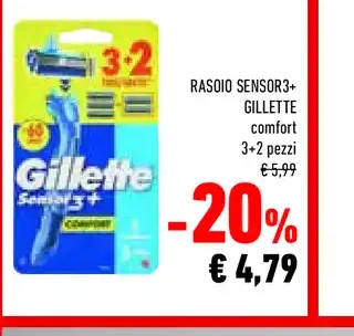 Rasoi Sensor3+ Gillette Comfort
