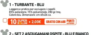 Turbante blu Disney Home