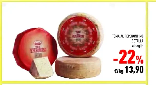 Toma al peperoncino botalla