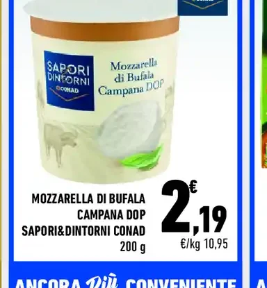 Mozzarella di bufala campana DOP Sapori&Dintorni Conad