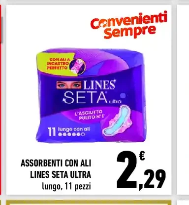 Assorbenti con ali