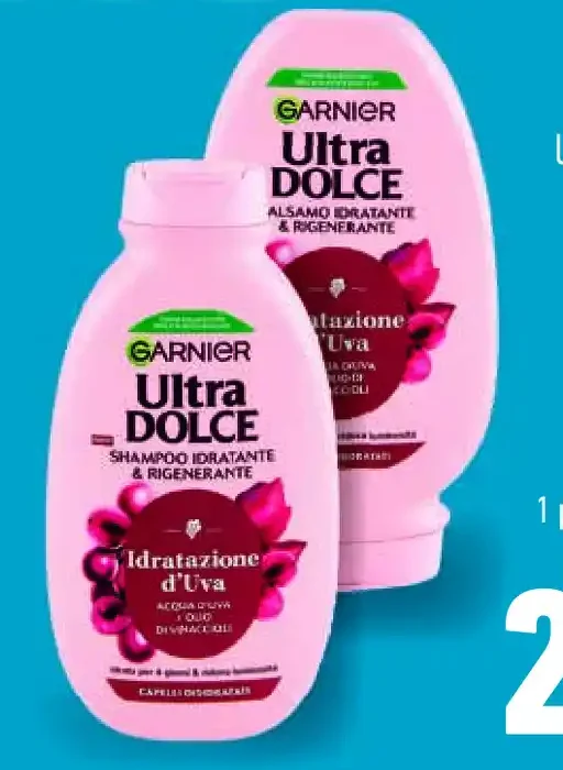 Shampoo e balsamo Ultra Dolce Garnier