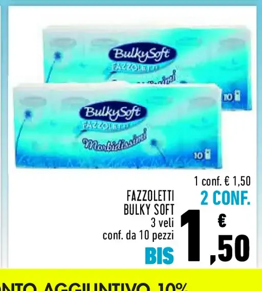 Fazzoletti Bulky Soft 3 veli