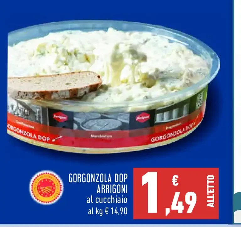 Gorgonzola DOP Arrigoni al cucchiaio