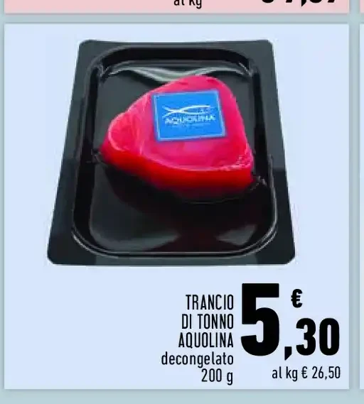 Trancio di tonno Aquolina