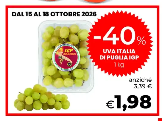 Uva Italia di Puglia IGP