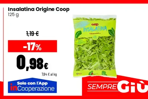 Insalatina Origine Coop