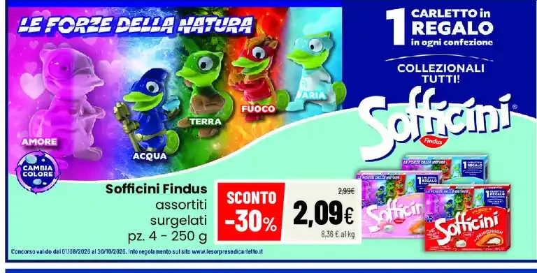 Sofficini Findus assortiti