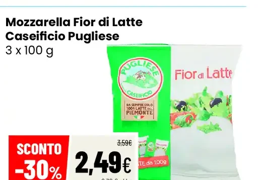 Mozzarella Fior di Latte Caseificio Pugliese