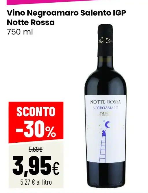 Vino Negroamaro Salento IGP Notte Rossa