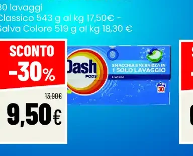 Detersivo lavatrice Dash Pods