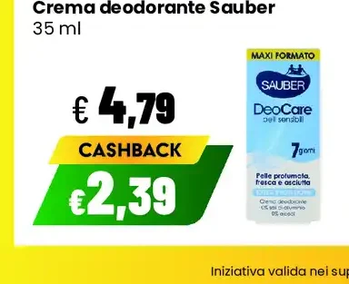 Crema deodorante Sauber