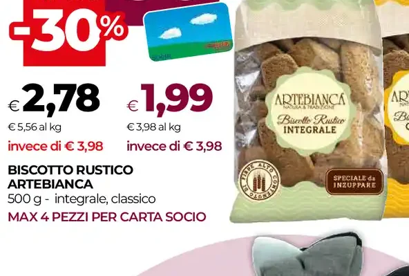 Biscotto rustico Artebianca