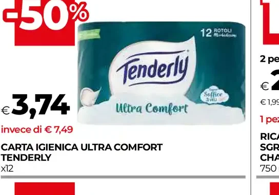 Carta igienica Ultra Comfort Tenderly