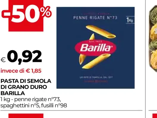 Pasta di semola di grano duro Barilla