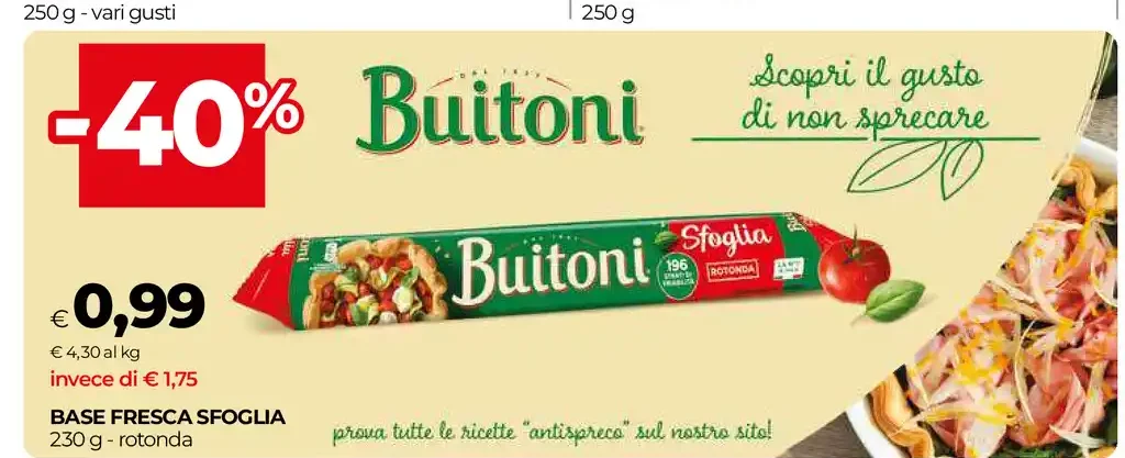 Base fresca sfoglia