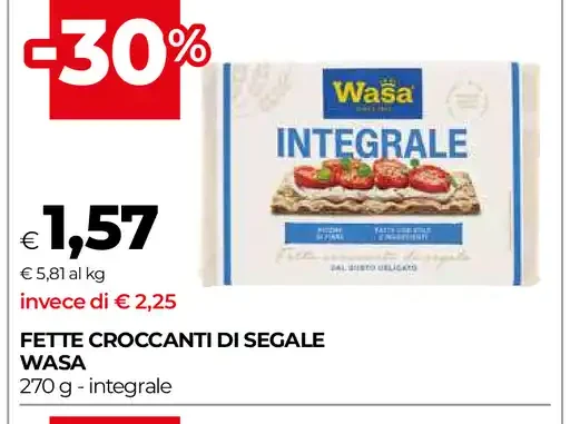 Fette croccanti di segale Wasa