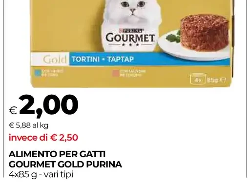 Alimento per gatti Gourmet Gold Purina