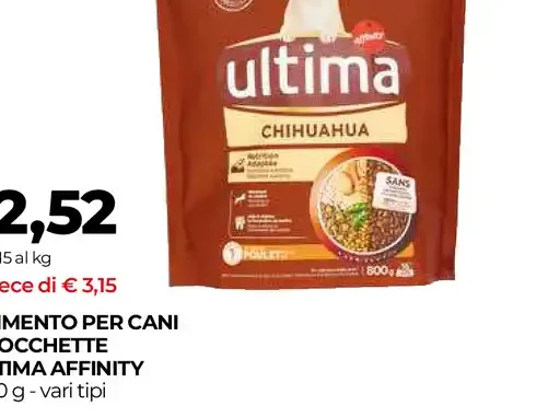 Alimento per cani Crocchette Ultima Affinity