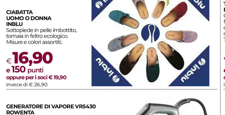 Ciabatta uomo o donna Inblu