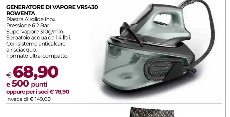 Generatore di vapore VR5430 Rowenta