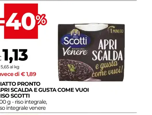 Piatto pronto riso Scotti