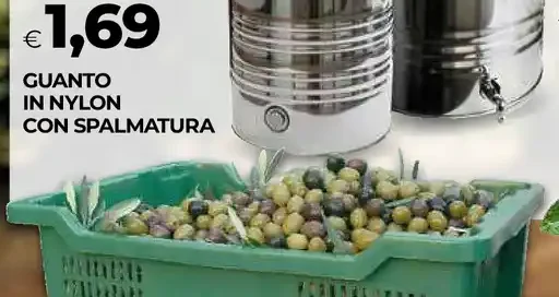 Guanto in nylon con spalmatura