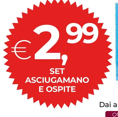 Set asciugamano e ospite