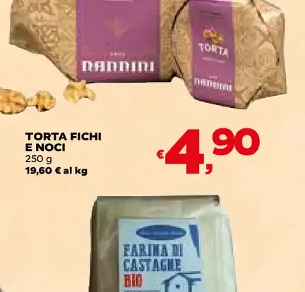 Torta fichi e noci