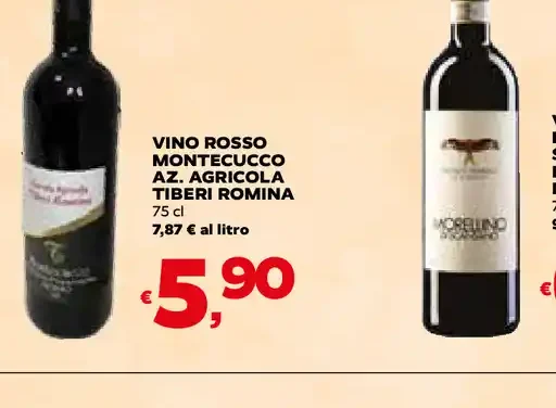 Vino rosso Montecucco AZ. Agricola Tiberi Romina