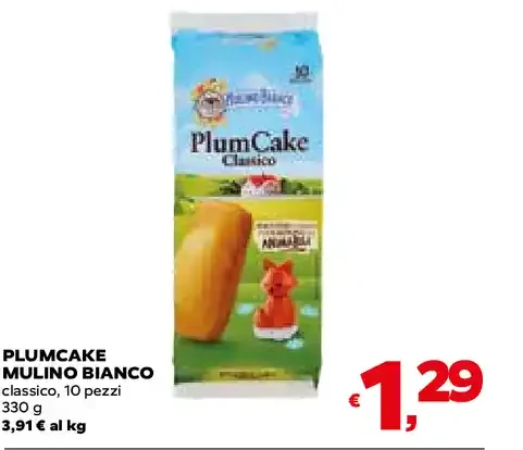 Plumcake Mulino Bianco