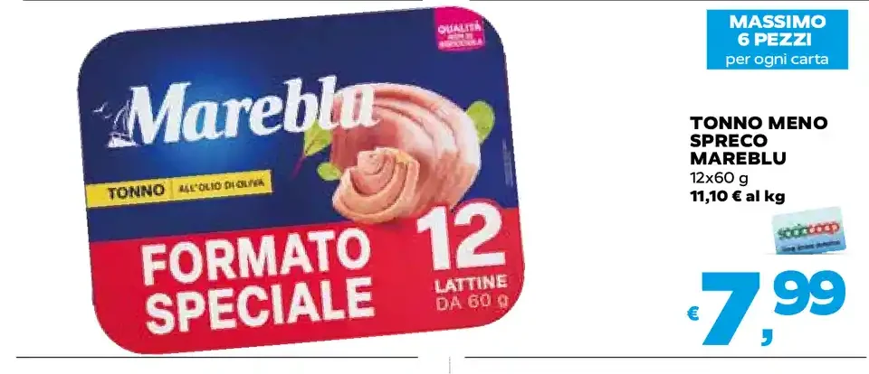 Tonno Meno Spreco Mareblu
