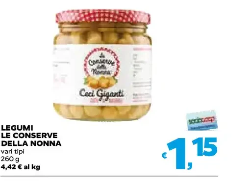 Legumi le conserve della nonna
