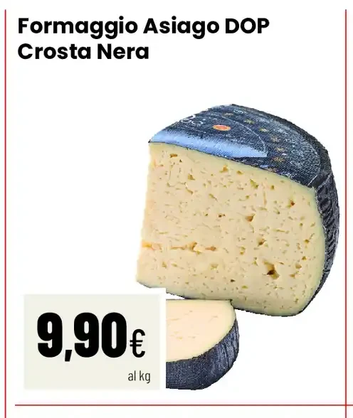 Formaggio Asiago DOP Crosta Nera